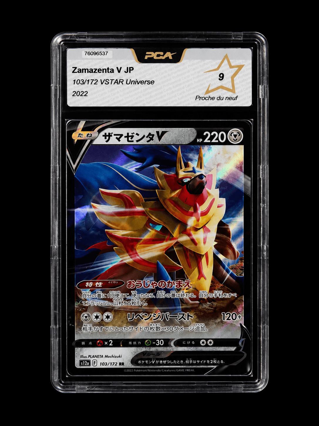Zamazenta V (version Japonaise) 9⭐ - Pokédel